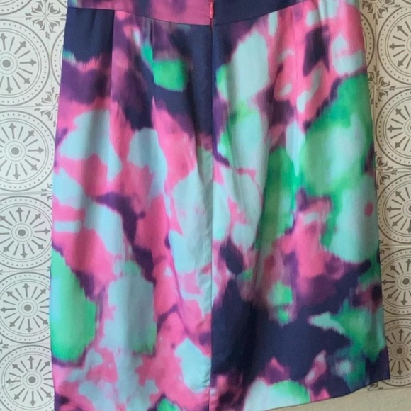 Kate Spade Fully Lined Watercolor Skirt - Picture 2 of 8